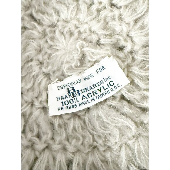 BAAR B&B Beards inc acrylic Open Knit Beanie Hat VTG o/s - Picture 5 of 7